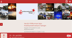 Desktop Screenshot of kreisfeuerwehrverband-tue.de
