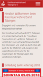 Mobile Screenshot of kreisfeuerwehrverband-tue.de